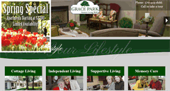 Desktop Screenshot of graceparkseniorliving.com